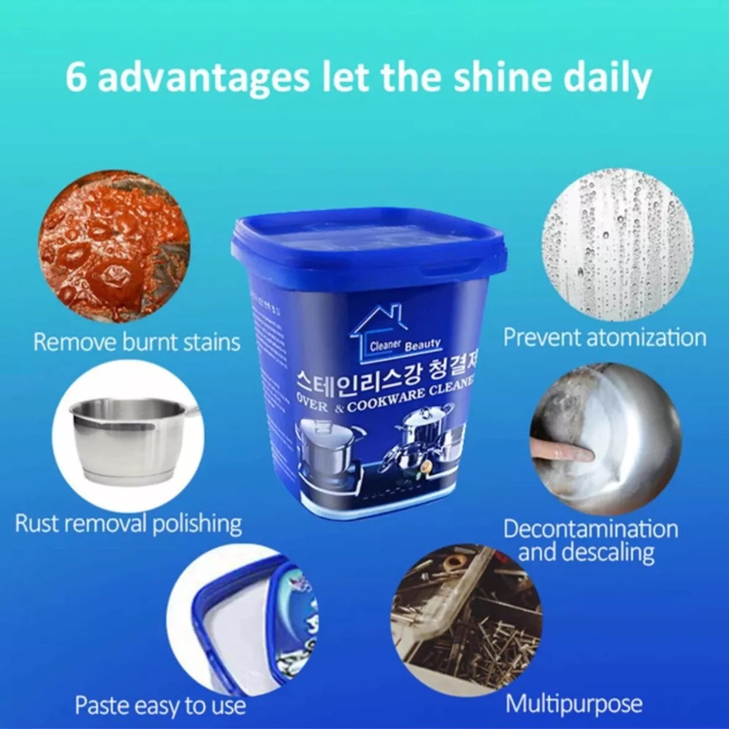⭐Pack 2 Limpiador Multiusos Crema Mágica
