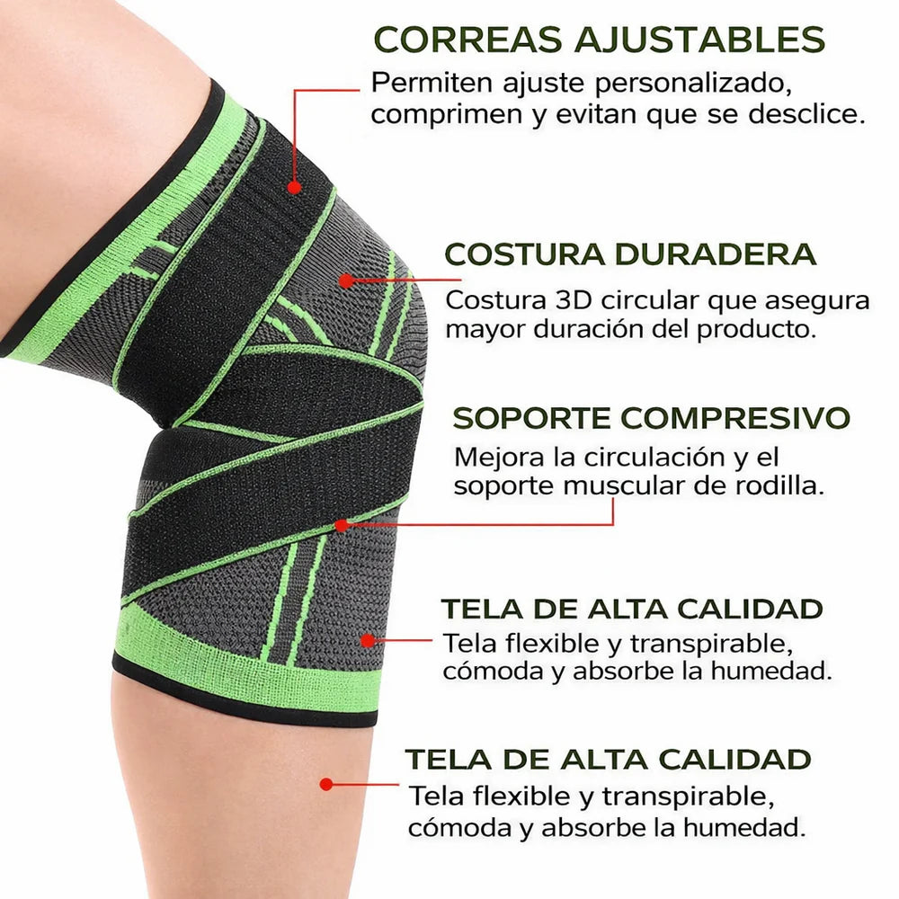 Rodillera De Compresión Ajustable