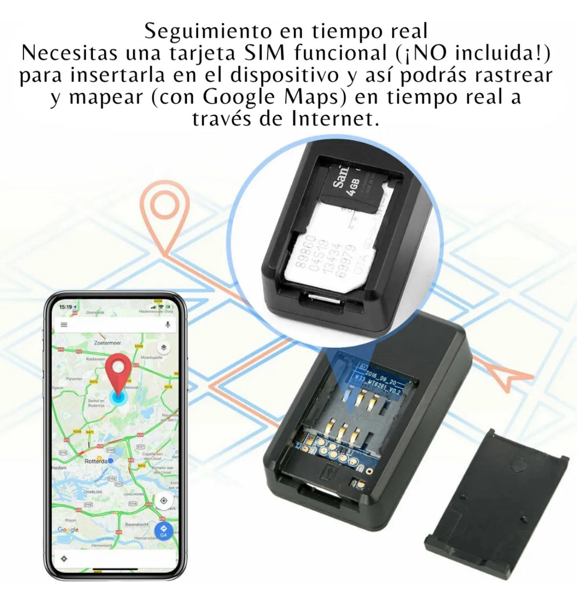 MINI LOCALIZADOR GPS GF07
