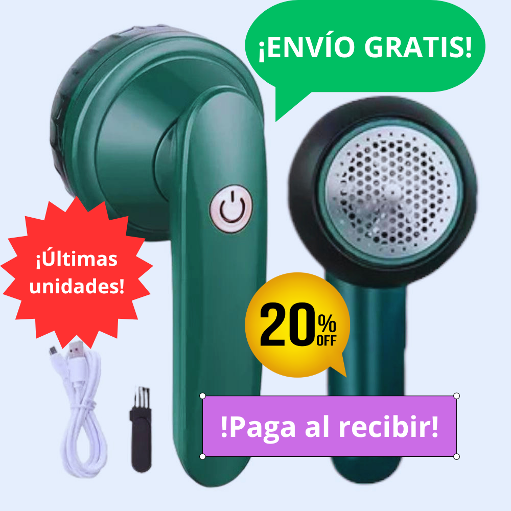 Quitapelusas Recargable Usb Portátil