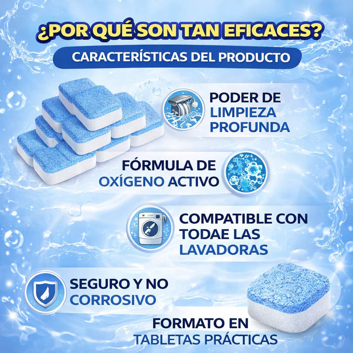 Pastillas Limpiadoras Para Lavadoras